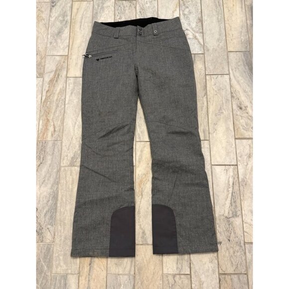 NEW Obermeyer women's size 6 Malta gray insulated snow pants MSRP $189. - Picture 1 of 9